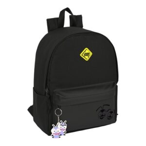 School Bag El Hormiguero Black (31 x 40 x 16 cm)